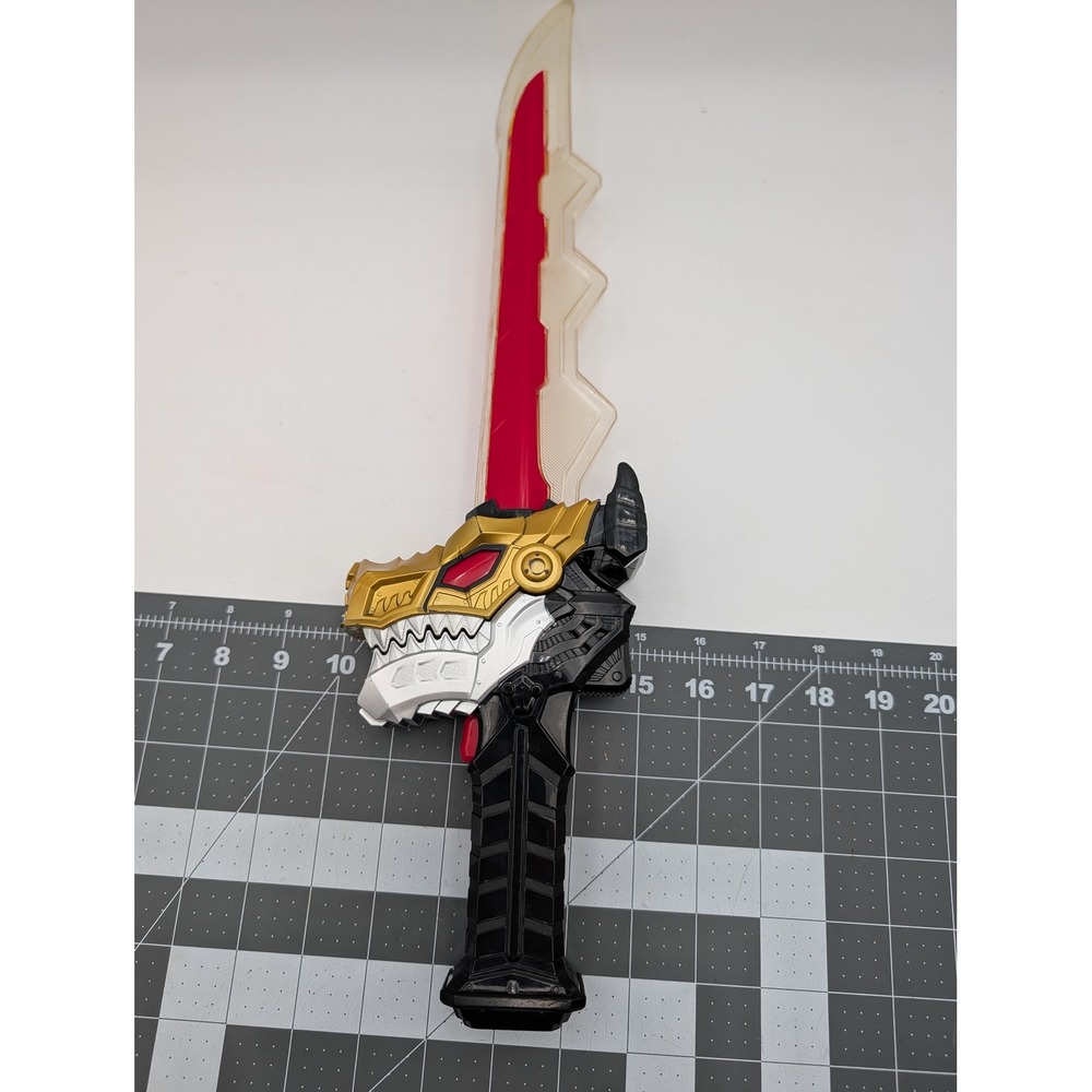 Power Rangers‎ Dino Fury Chromafury Saber Red Electronic Toy Sword Works